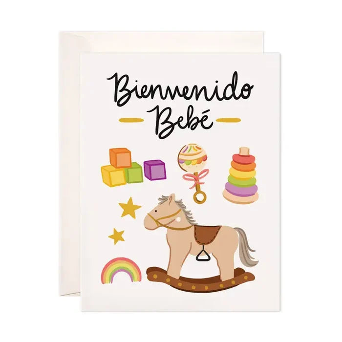 Bienvenido Bebé Greeting Card