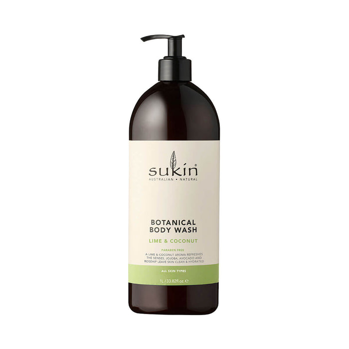 Botanical Body Wash Lime & Coconut 1itre