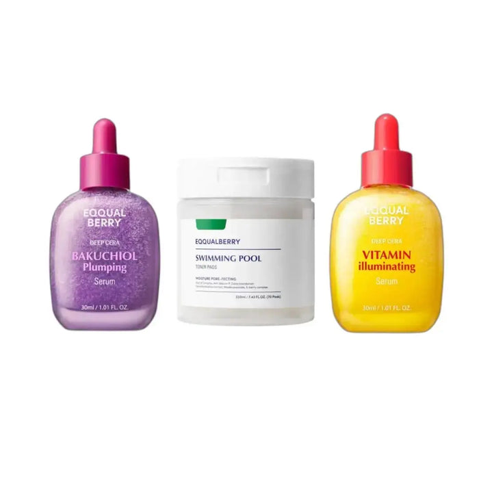 EQQUALBERRY Glow Essentials Set – Plump, Brighten & Refresh - DOKAN
