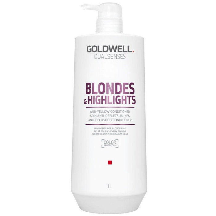 Goldwell DualSenses Blonde & Highlights Anti-Yellow Conditioner - Goldwell | Artisan Hair Cary, Cary NC
