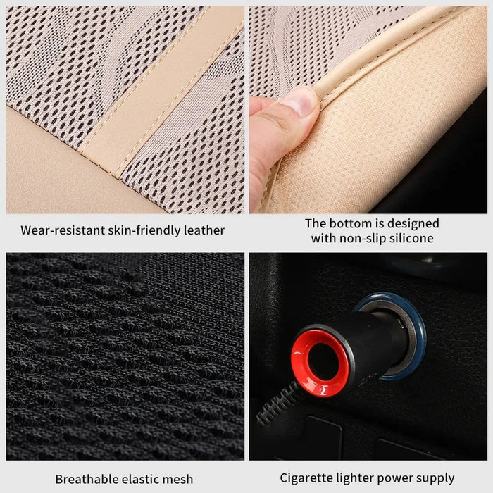 π Heated & Ventilated Car Seat Cushion β All-Season Comfort with Massage, Cooling & More