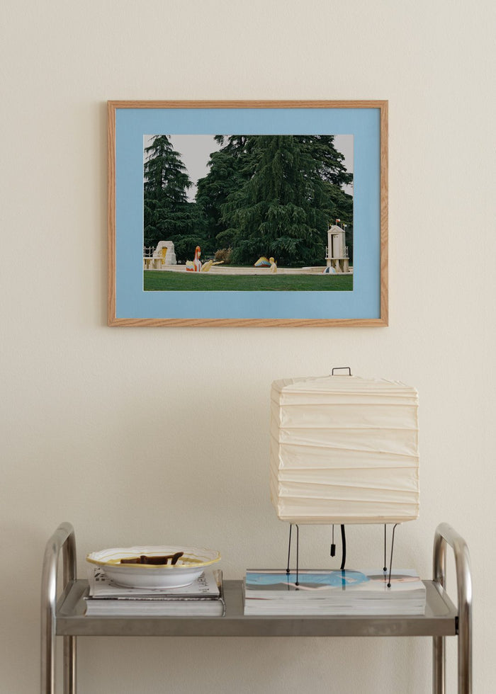 Light Blue Passepartout - The Poster Club