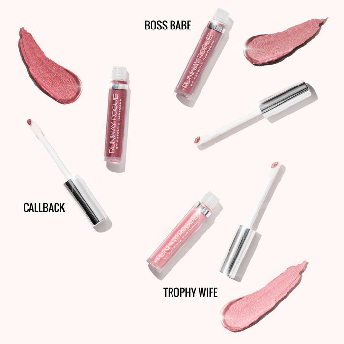 Melrose Set | Liquid Lipstick Minis | Boss Babe, Callback, Trophy Wife