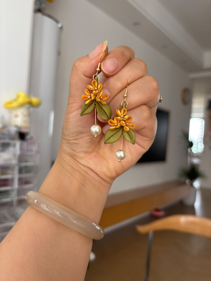 PF215 - Osmanthus Chanhua Earrings - Wholesale