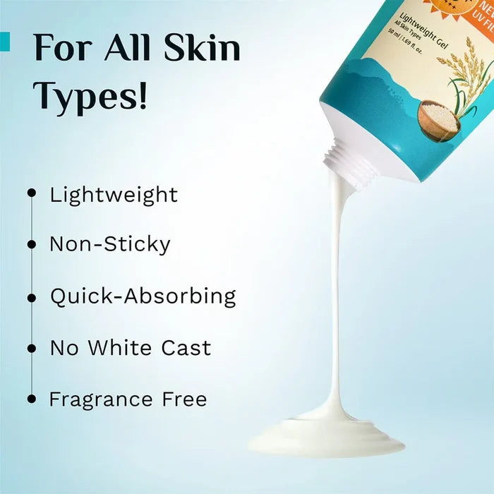 PILGRIM 5% NIACINAMIDE HYDRA GLOW GEL SUNSCREEN SPF 50+ PA++++ 50ML