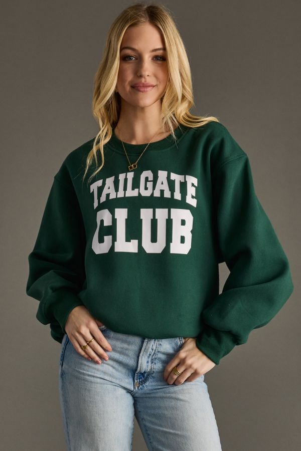 "Tailgate Club" Green sweatshirt