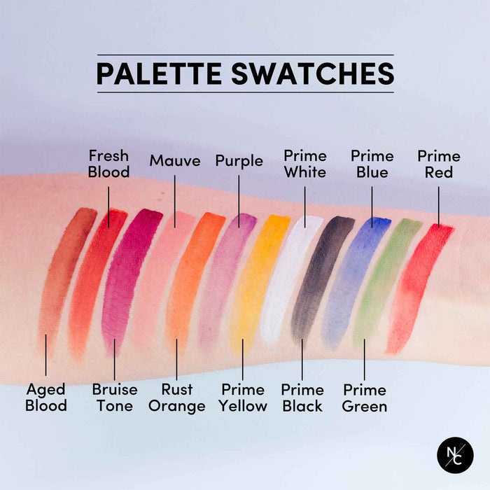 FX alcohol palette shade swatches