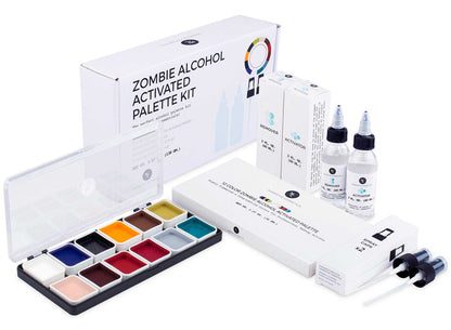 12-Color Zombie Alcohol-Activated Palette