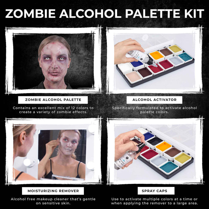 Everything included with Zombie Alcohol-Activated Palette