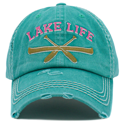 1486 - Lake Life Hat - Turquoise