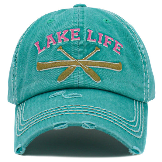 1486 - Lake Life Hat - Turquoise
