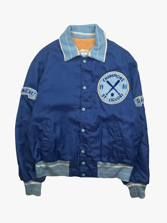 1981 St-Liguori Champions Nylon Varsity Jacket