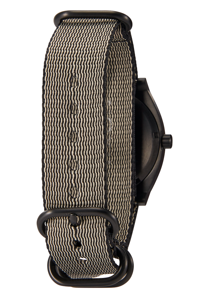 20mm Nylon #TIDE One Piece Band - Khaki / Black
