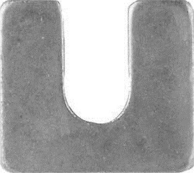 25 pack Steel Body Shims 1/16" Thick Zinc Plated 11/4X11/8 3/8 slot  6015pk