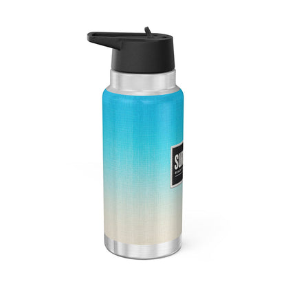 32oz Surf Gradient Tumbler - 'Surface' Beach Club Insulated Water Bottle