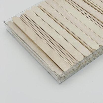 4.5 in Small Wooden Wax Applicators 100 Ct — WAXBARE product photo 2