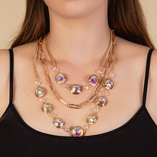 72988 - Crystal Necklace - AB