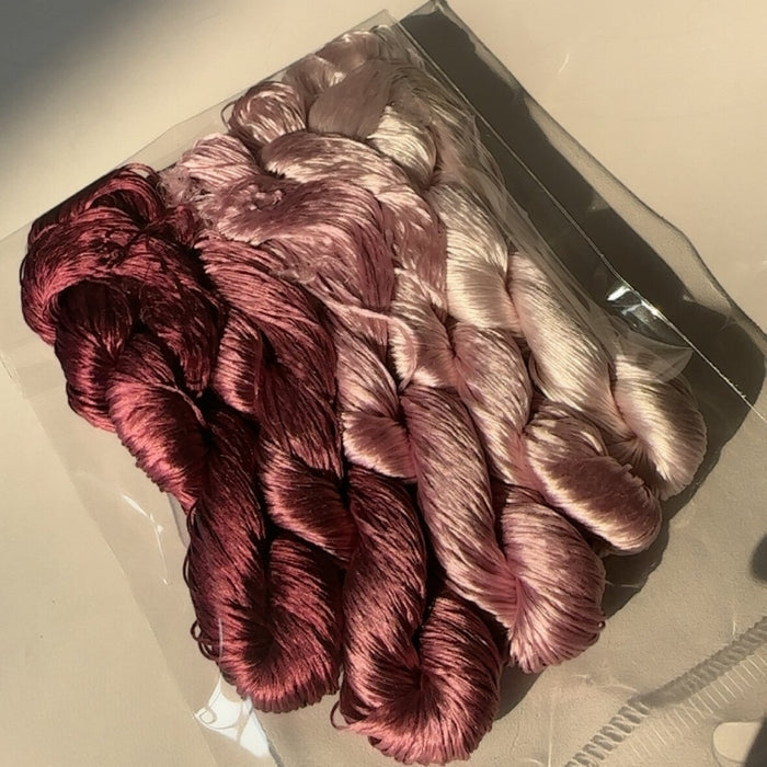 80m Suzhou Embroidery Untwisted Mulberry Silk Thread(#137   80m*5) - Ronghua Threads