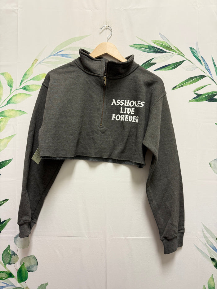 Assholes Live Forever Half Zip (S)