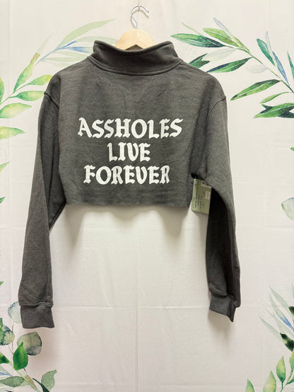 Assholes Live Forever Half Zip (S)
