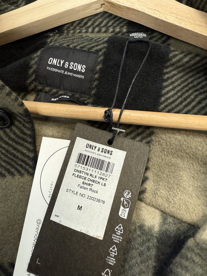 Only & Sons Fleece Button Up (M)