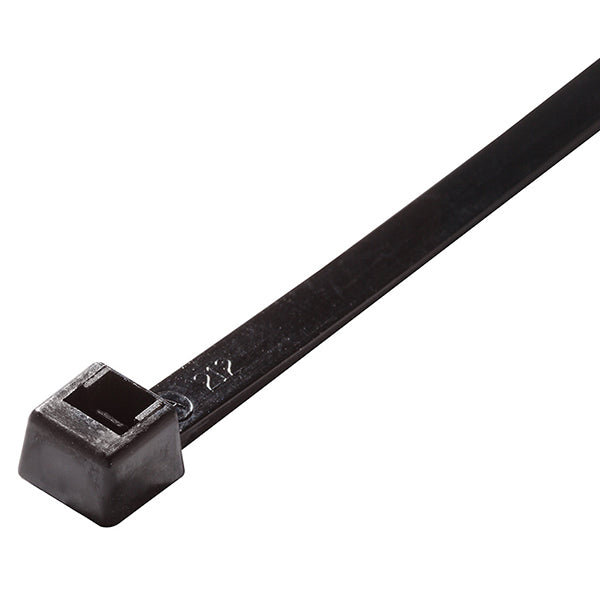 ACT Light Heavy-Duty Cable Ties, 14", UV Black, 100/Pkg (AL-14-120-0-C)