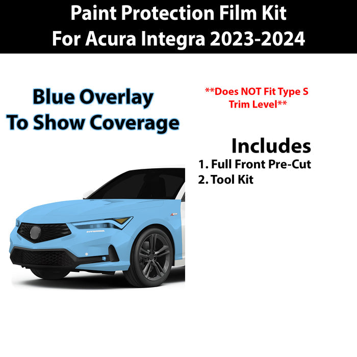 Fits Acura Integra 2023+ Precut Premium Paint Protection Film Clear Bra PPF Decal Film Kit - Bogar Tech Designs
