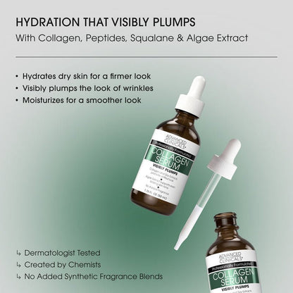 Advanced Clinicals Collagen Facial Serum 52ml سيروم الكولاجين للوجه من أدفانسد كلينيكالز - Princess Cosmetics Qatar