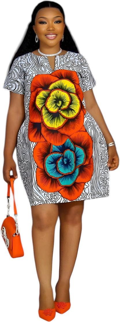 Amaka Floral Dress