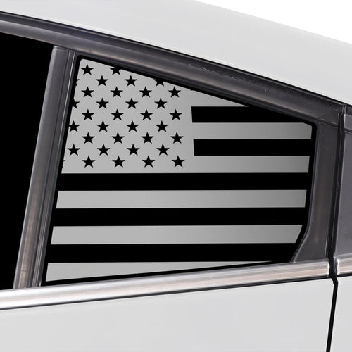 Quarter Window American Flag Vinyl Decal Stickers Fits Chevrolet Cruze 2016 - 2019 - Bogar Tech Designs