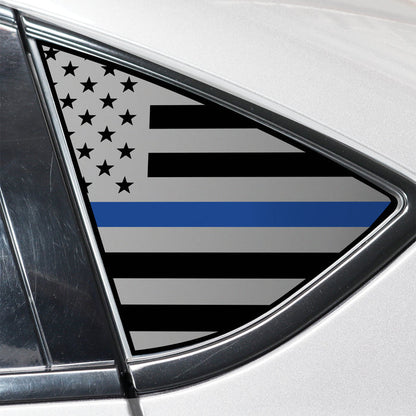 Quarter Window American Flag Vinyl Decal Stickers Fits Dodge Dart 2013 - 2016 - Bogar Tech Designs