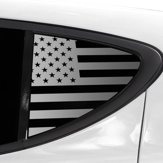 Quarter Window American Flag Vinyl Decal Stickers Fits Dodge Hornet 2023 - 2025 - Bogar Tech Designs
