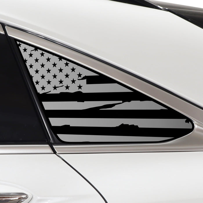 Quarter Window American Flag Vinyl Decal Stickers Fits Infiniti QX55 2022 - 2025 - Bogar Tech Designs