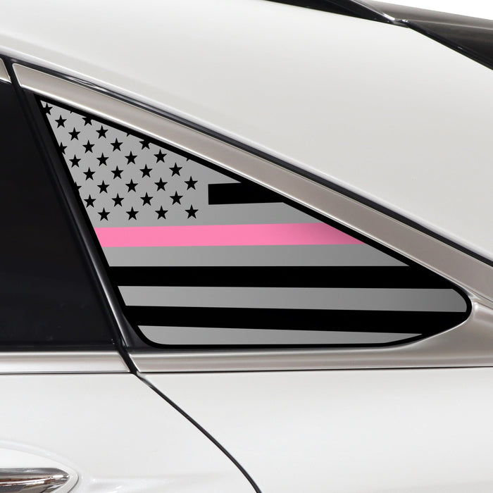 Quarter Window American Flag Vinyl Decal Stickers Fits Infiniti QX55 2022 - 2025 - Bogar Tech Designs