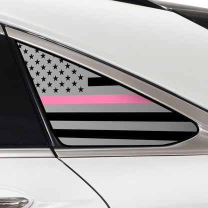Quarter Window American Flag Vinyl Decal Stickers Fits Infiniti QX55 2022 - 2025 - Bogar Tech Designs