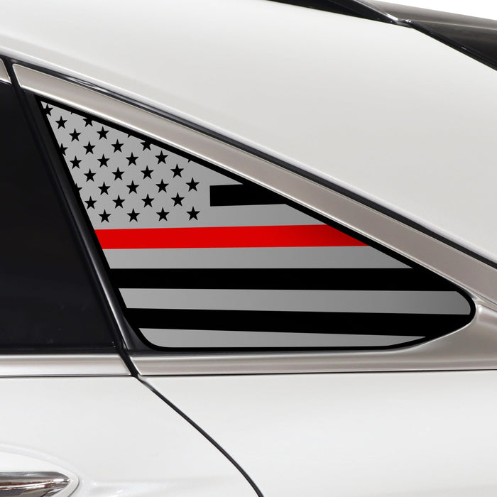 Quarter Window American Flag Vinyl Decal Stickers Fits Infiniti QX55 2022 - 2025 - Bogar Tech Designs