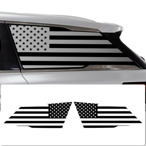 Quarter Window American Flag Vinyl Decal Stickers Fits Infiniti QX60 2022 - 2025 - Bogar Tech Designs