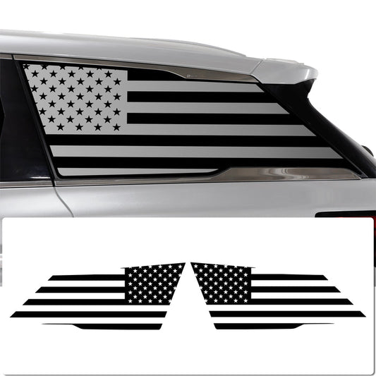 Quarter Window American Flag Vinyl Decal Stickers Fits Infiniti QX60 2022 - 2025 - Bogar Tech Designs