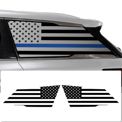 Quarter Window American Flag Vinyl Decal Stickers Fits Infiniti QX60 2022 - 2025 - Bogar Tech Designs