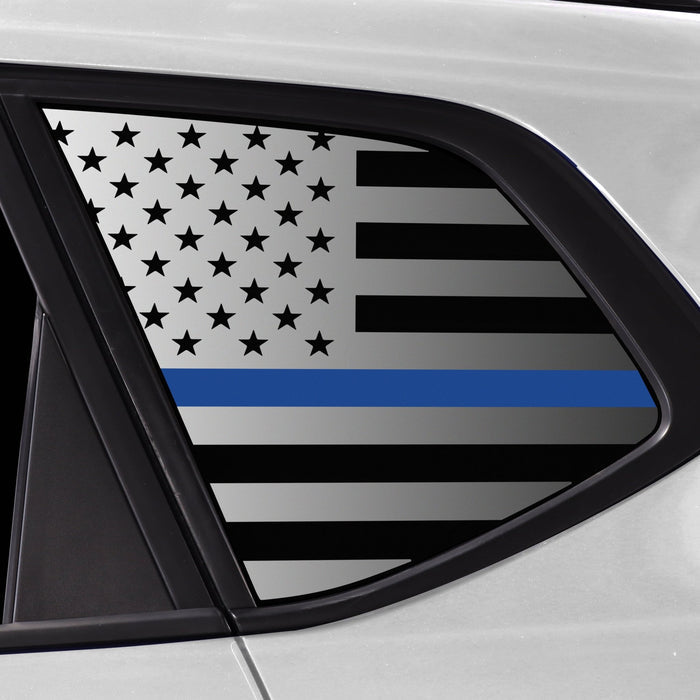 Quarter Window American Flag Vinyl Decal Stickers Fits Volkswagen Taos 2022 - 2025 - Bogar Tech Designs