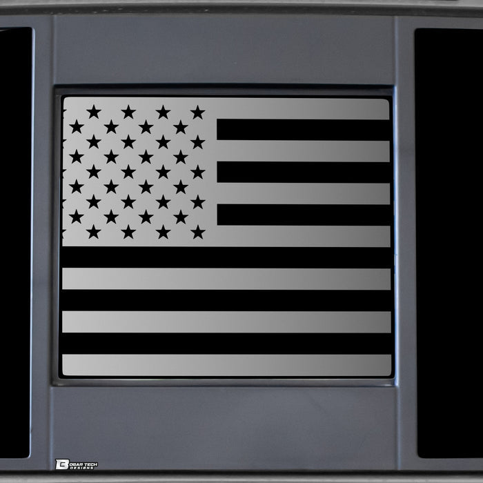 Rear Window American Flag Vinyl Decal Stickers Fits Nissan Frontier 2009 - 2025 - Bogar Tech Designs