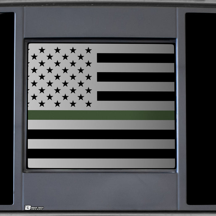Rear Window American Flag Vinyl Decal Stickers Fits Nissan Frontier 2009 - 2025 - Bogar Tech Designs