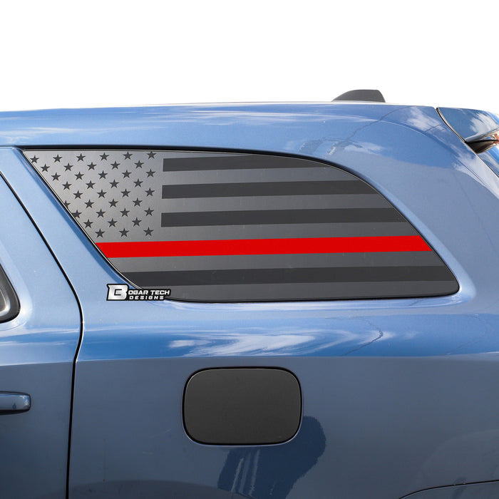 Precut Window American Flag Vinyl Decal Stickers Fits Dodge Durango 2014 - 2025 - Bogar Tech Designs