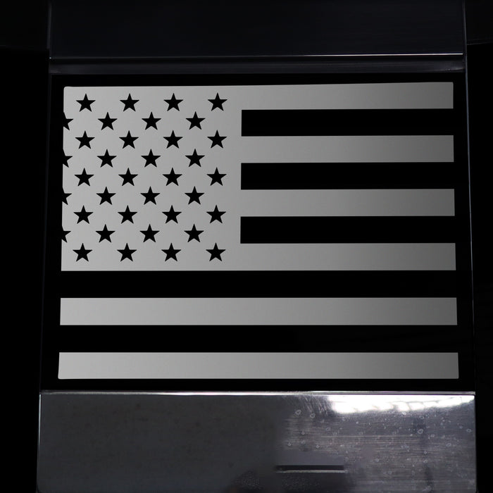Rear Middle Window American Flag Vinyl Decal Stickers Fits Honda Ridgeline 2017 - 2020 - Bogar Tech Designs
