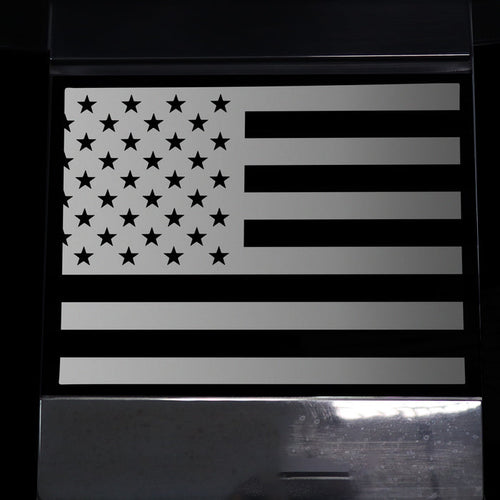 Rear Middle Window American Flag Vinyl Decal Stickers Fits Honda Ridgeline 2017 - 2020 - Bogar Tech Designs