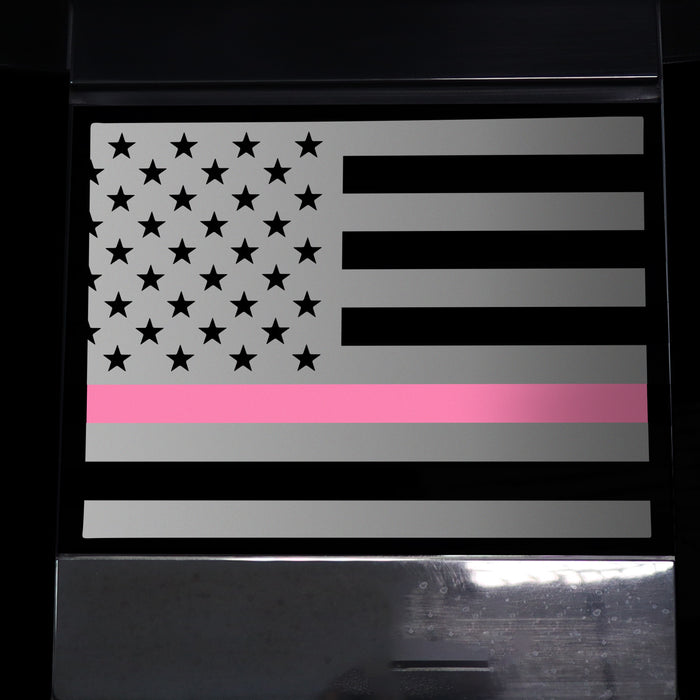 Rear Middle Window American Flag Vinyl Decal Stickers Fits Honda Ridgeline 2017 - 2020 - Bogar Tech Designs