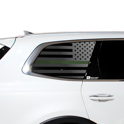 American Flag Window Vinyl Decal Stickers Fits Kia Telluride 2020 - 2025 - Bogar Tech Designs