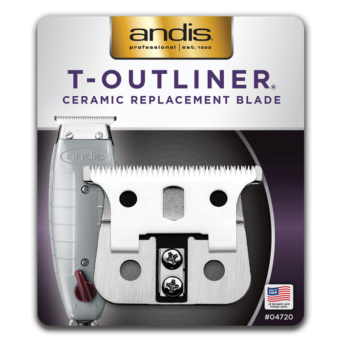 Andis CERAMIC Replacement Blade T-Outliner Trimmer # 04720 - Palms Fashion Inc.
