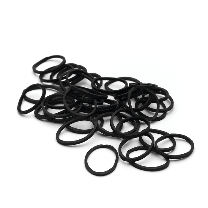 Annie Hair Rubber Bands 14mm, 1,000 Count, Black