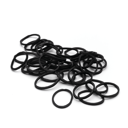 Annie Hair Rubber Bands 14mm, 1,000 Count, Black